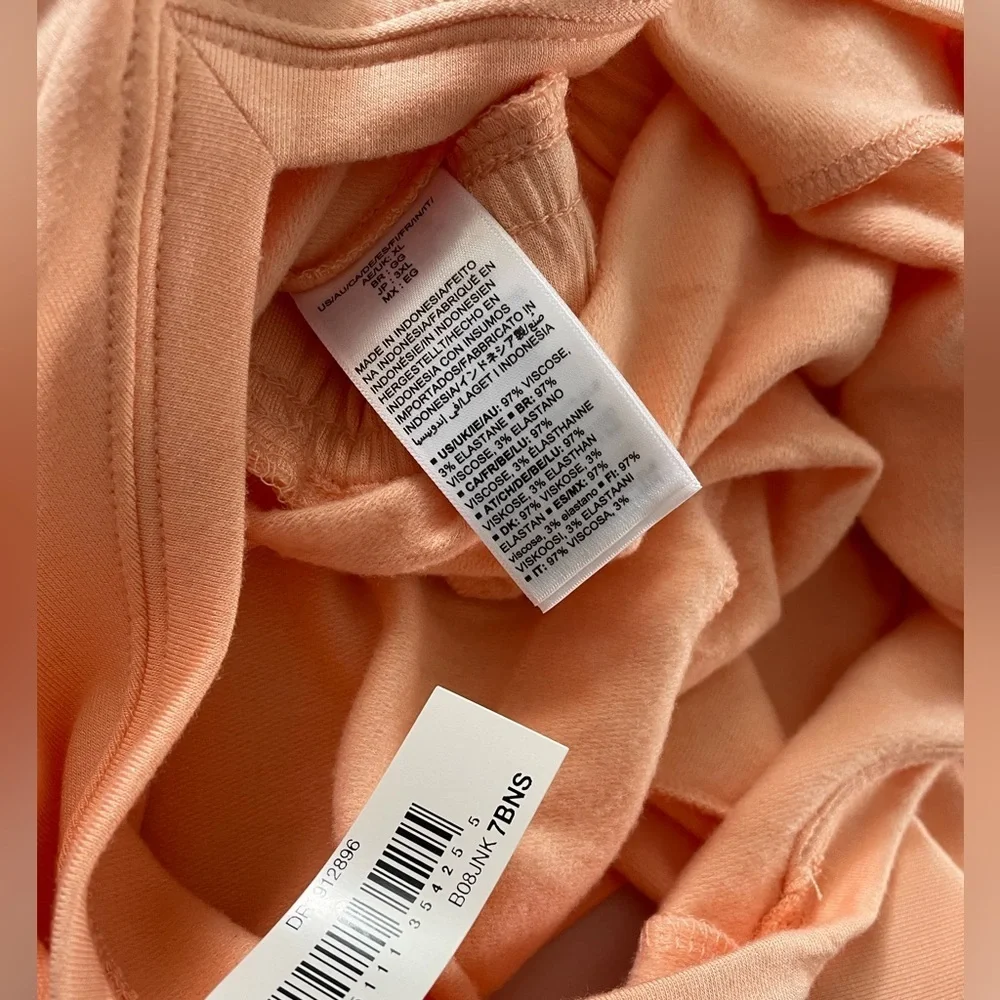 Amazon Essentials Orange V Neck Short Sleeve Romper XL - Picture 6 of 9